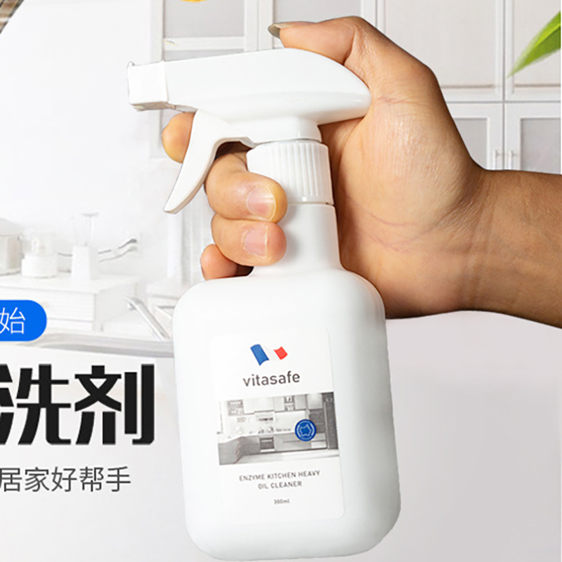 史普力油烟机清洗剂强力去油污神器厨房重油渍清洁【5瓶1喷头】