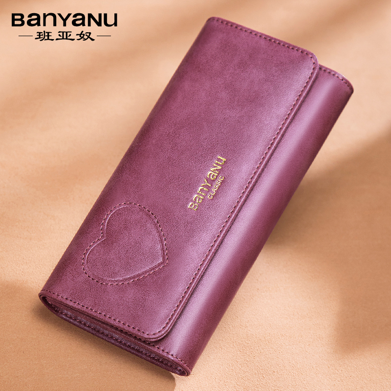 钱包女长款2025新款牛皮大容量真皮钱夹女款手拿包时尚大气多卡位