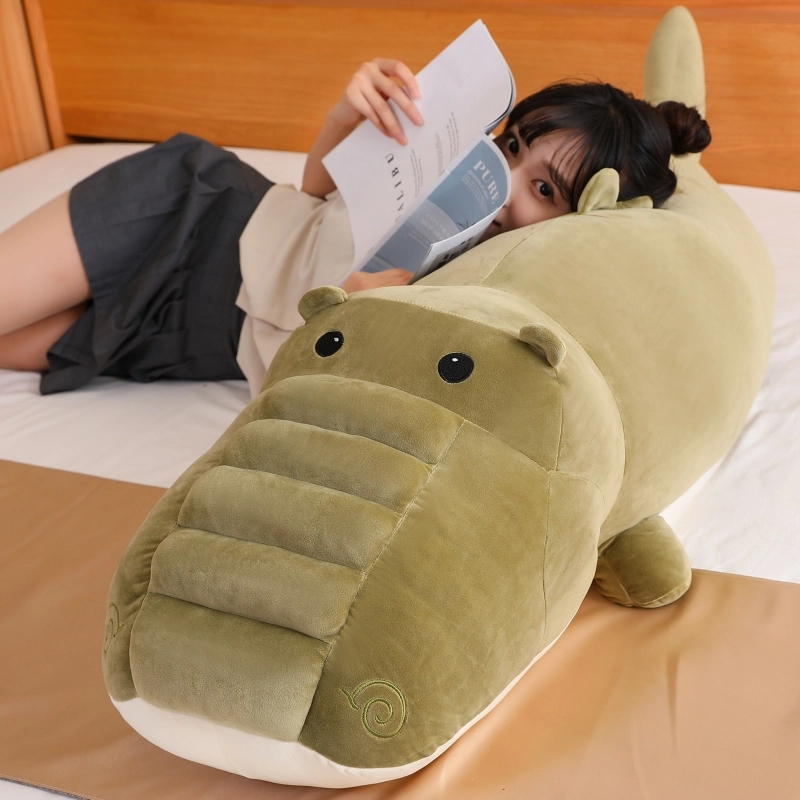 可爱鳄鱼公仔毛绒玩具抱枕男生款床上睡觉夹腿玩偶布娃娃儿童女孩