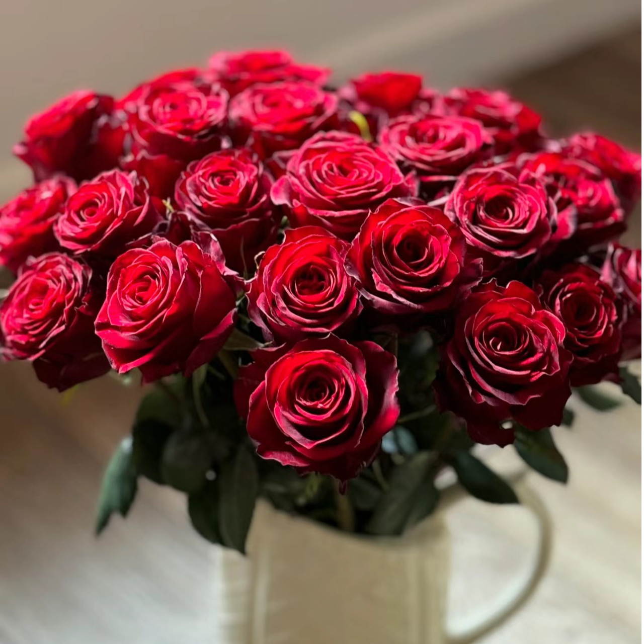 【AB级高原红玫瑰】家居瓶插花厦门同城鲜花批发福建次日达顺丰包邮