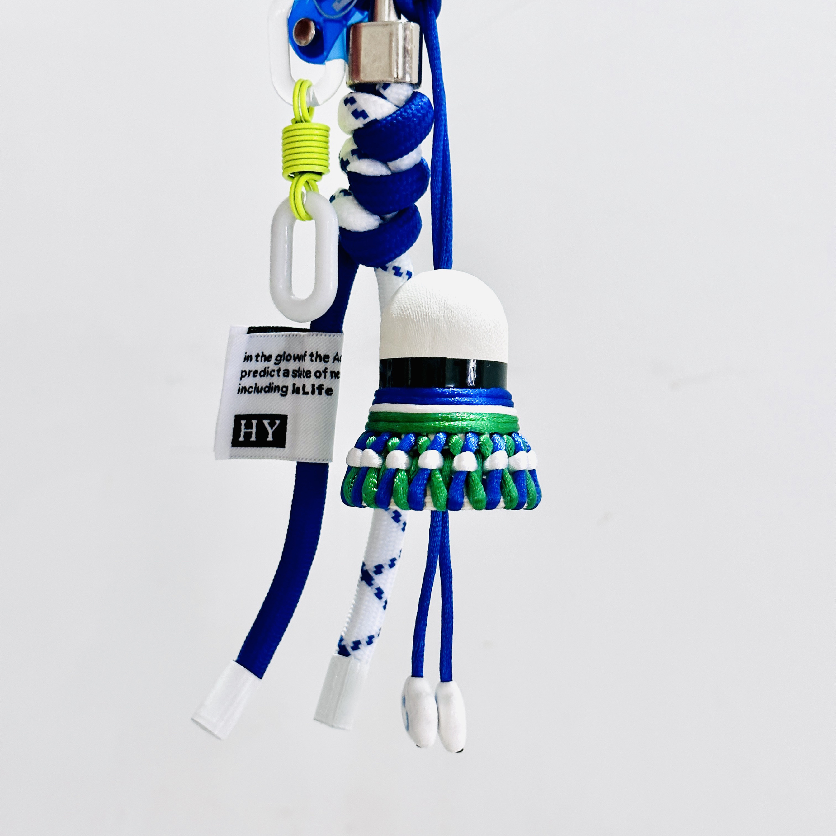 多巴胺配色yy羽毛球钥匙扣挂件diy创意礼品情侣生日礼物球包挂饰