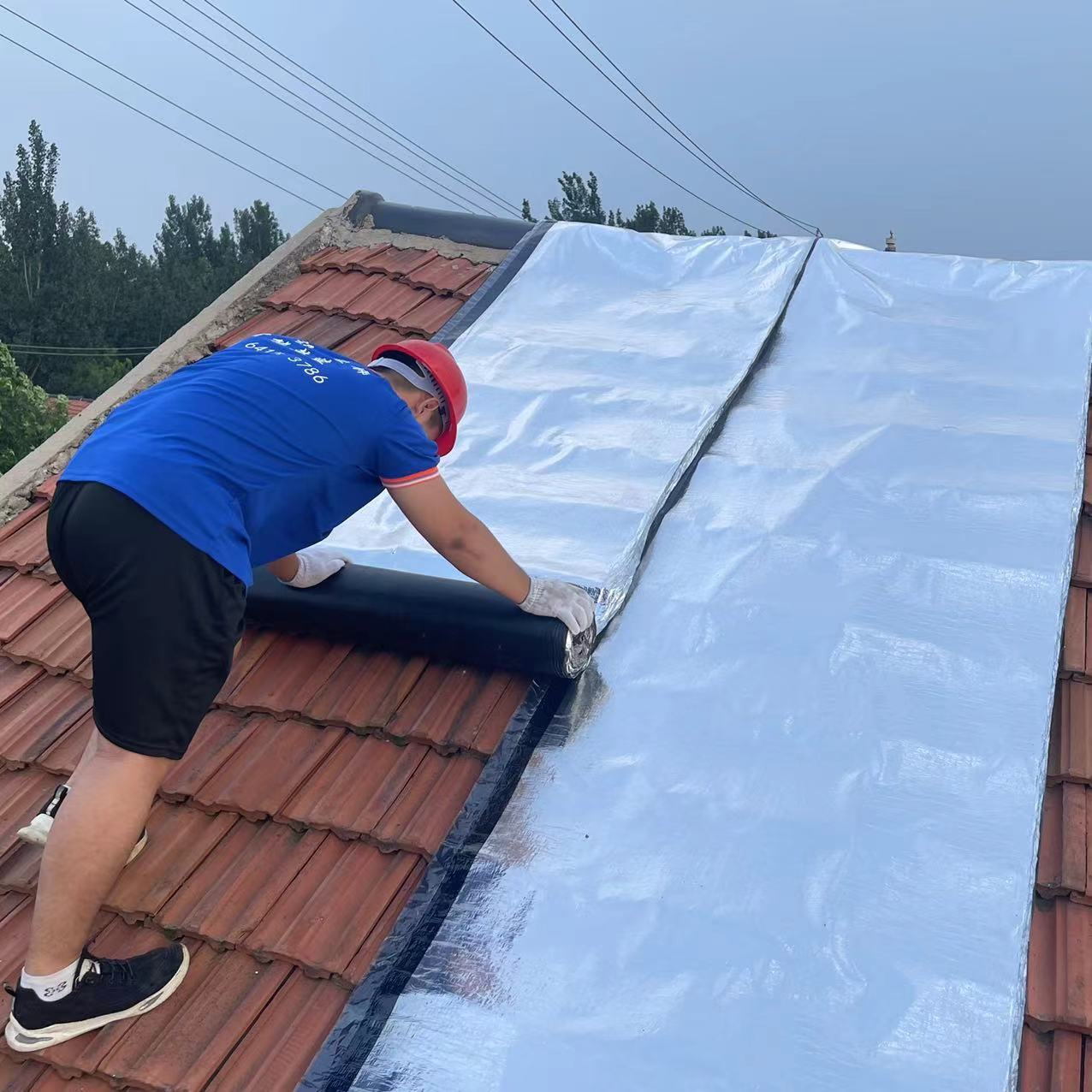 SBS防水卷材油毛毡屋顶房顶补漏胶免火烤自粘防水卷材胶带