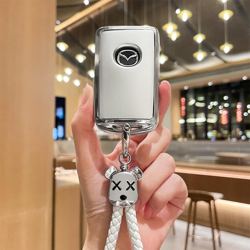 马自达3昂克赛拉钥匙套cx30车cx50行也cx5次世代壳ez-6扣2024新款