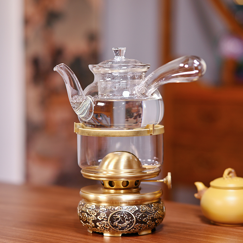 丝焰迷你朱雀玄武空气灯煮茶炉迷你小巧便携煤油灯户外煮茶灯茶炉