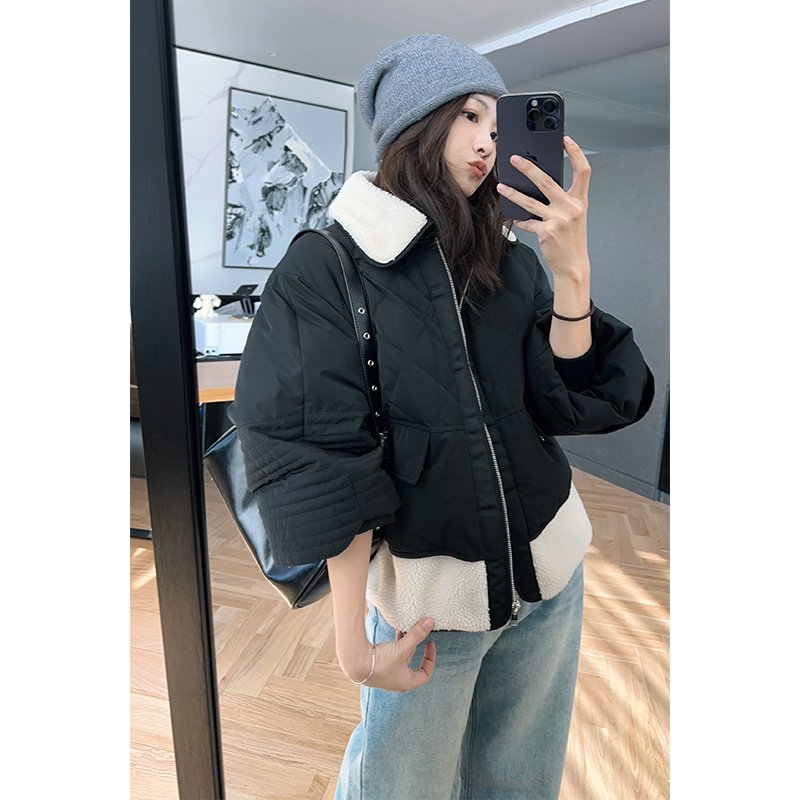 A美洋MEIYANG【特卖】雪国鹅绒服 50+宽松短款夹克羽绒服