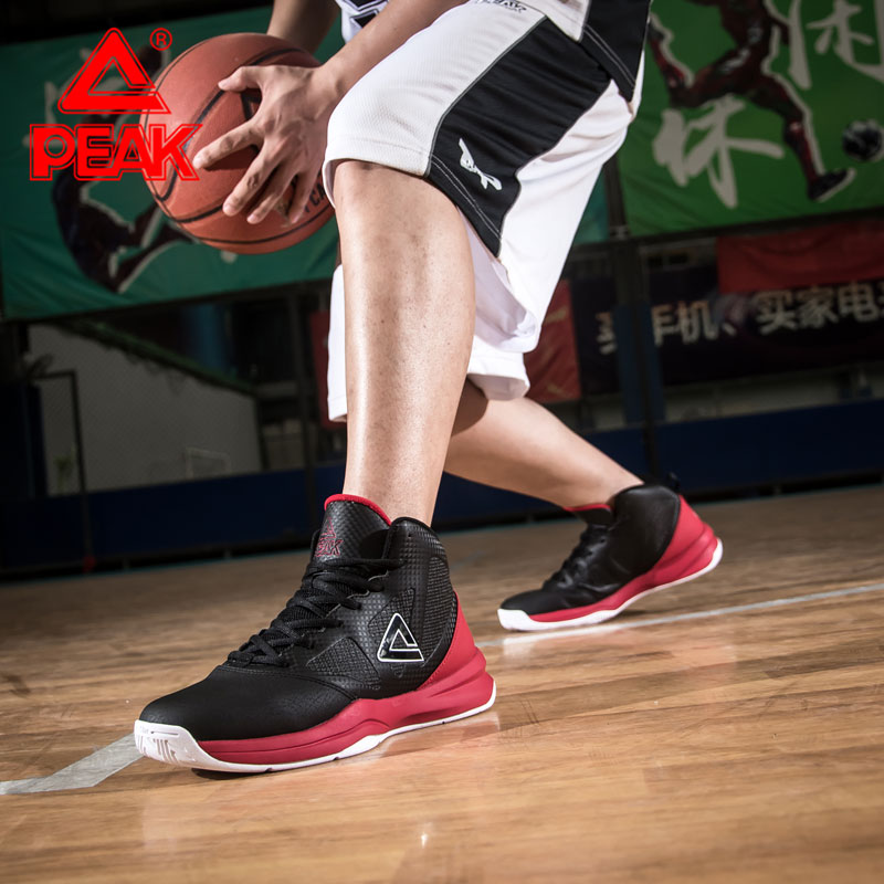 Peak/匹克【传承】篮球鞋实战内场外场水泥地防滑耐磨橡胶底高帮鞋