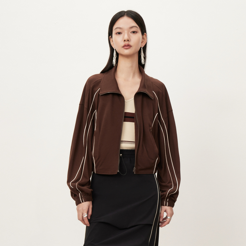 【商场同款】HPLY荷比俪春季新款女摩登撞色外套HYD32520073