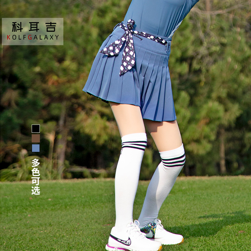 科耳吉高尔夫装裙女士夏季百褶裙春秋季防走光裤裙网球裙服装运动
