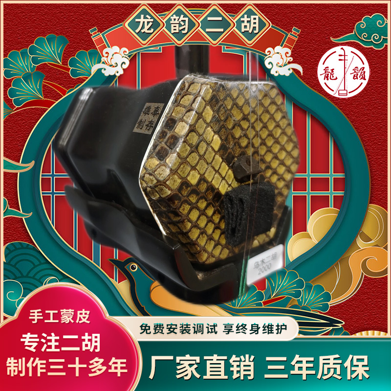 LYPEH/龙韵龙韵二胡初学入门乌木二胡厂家直销