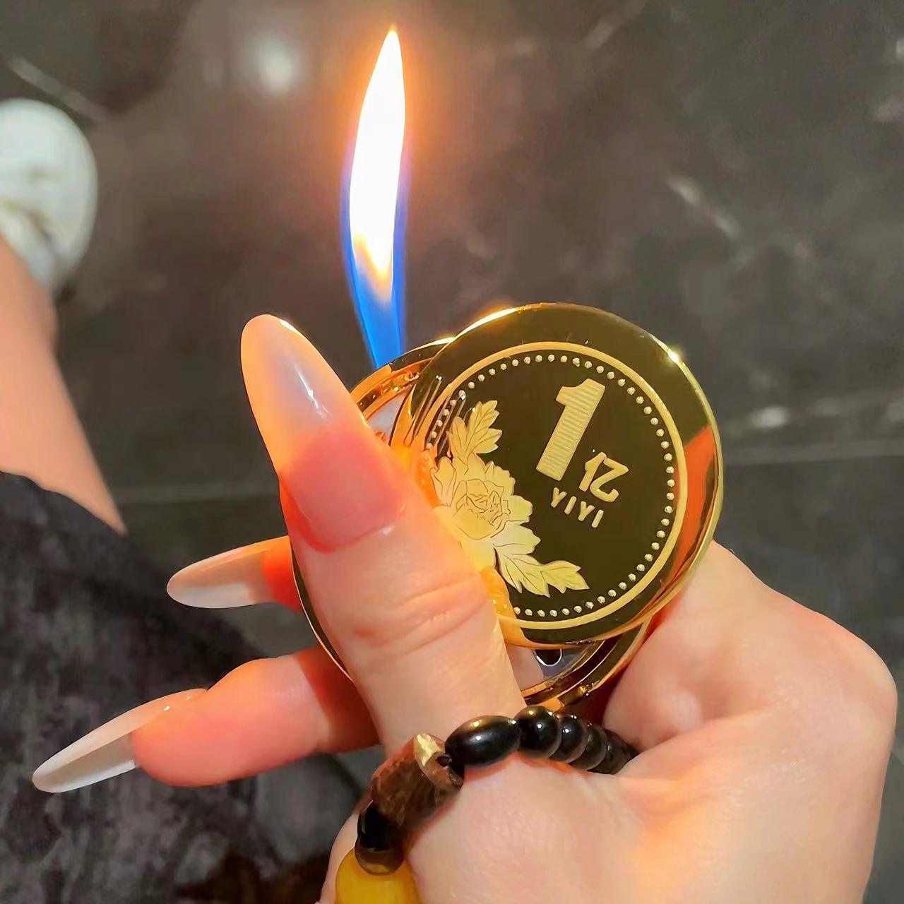 手把件转大钱打火机旋转解压高档个性潮玩经典送老公朋友礼物批发