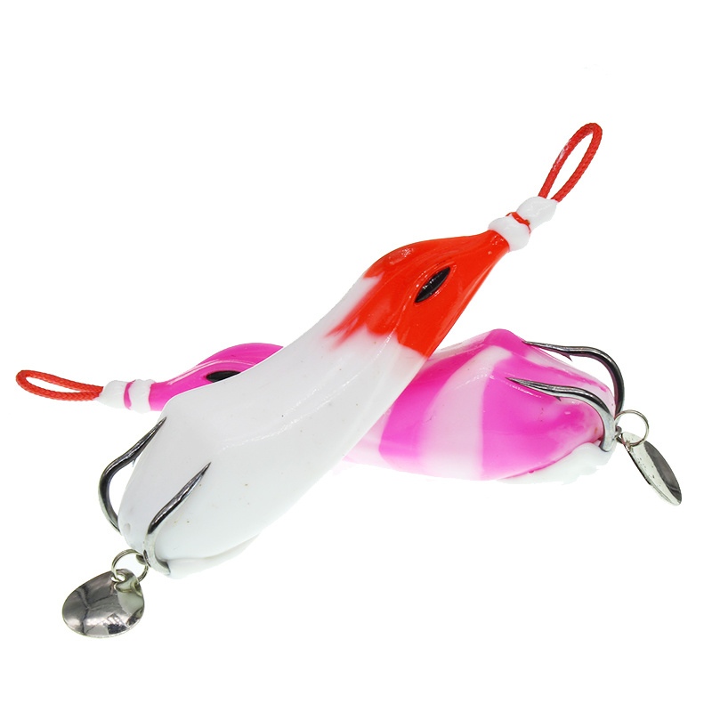 【猎隼】8cm15克手工改装雷蛙鹰蛙打黑雷强路亚饵