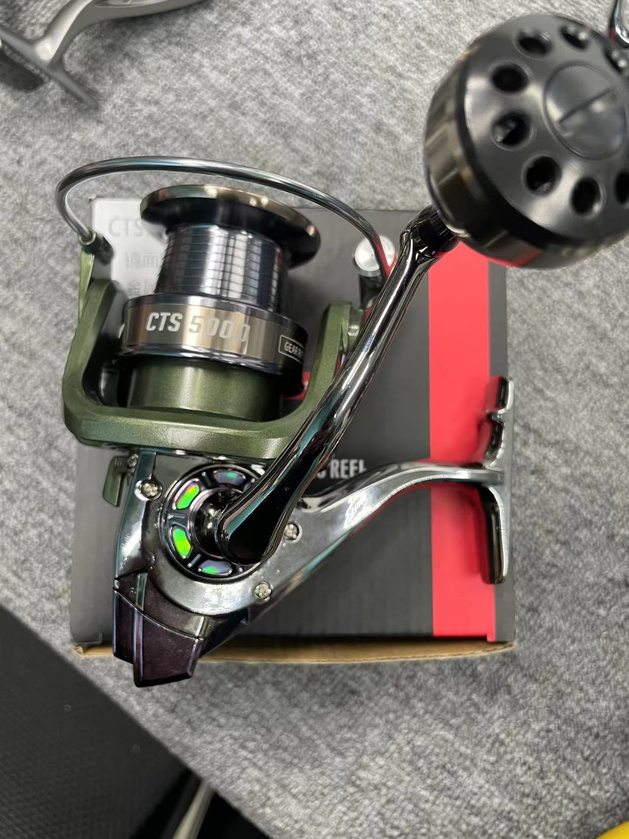 新款钓德来5000-8000型斜口远投轮渔轮海竿轮抛竿轮