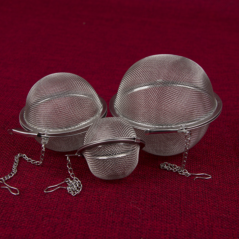304不锈钢茶漏茶叶过滤器创意调料球泡茶器茶滤泡茶球金属泡茶滤
