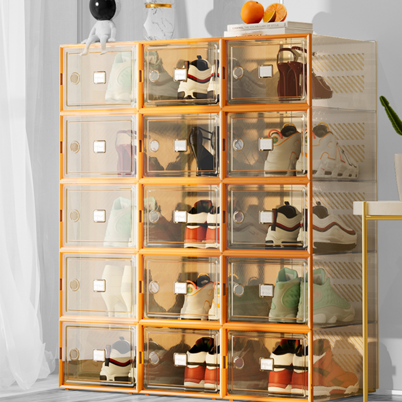 入门鞋柜鞋盒收纳盒鞋子收纳架多层收纳柜网红防尘多层鞋柜收纳盒