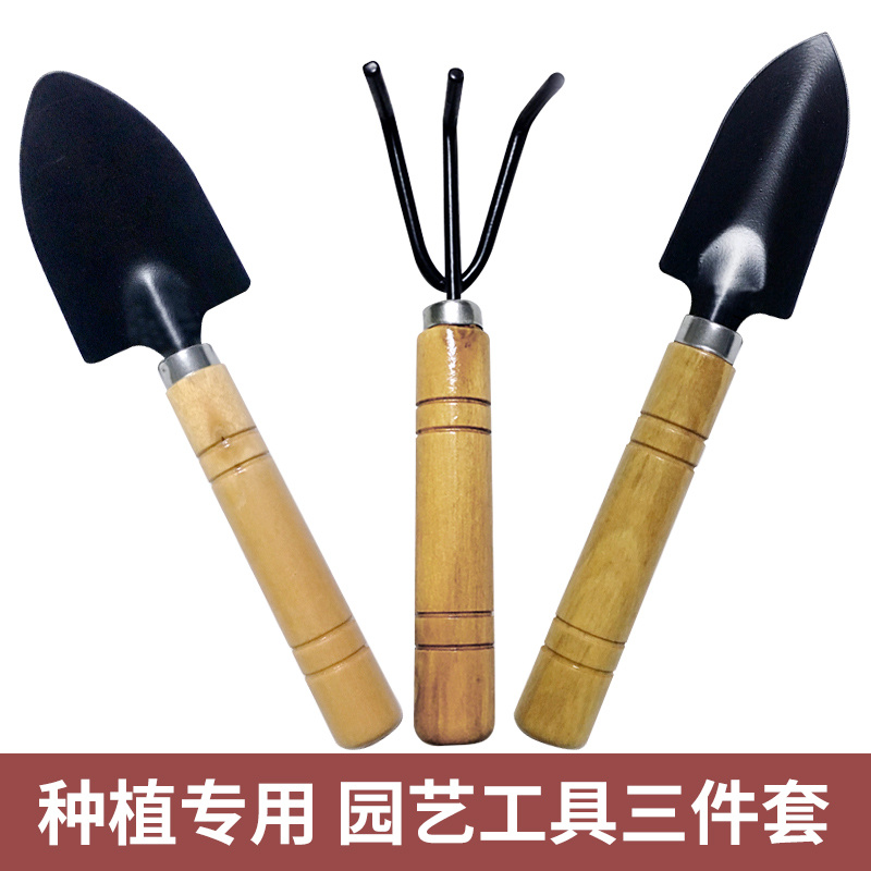 多肉植物种植铲子耙子园艺工具铁锹铁铲种植栽花种菜户外挖土花铲