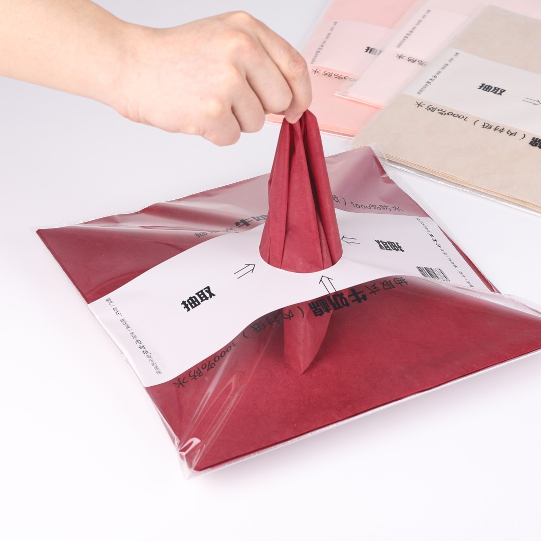 大号抽取式牛奶棉鲜花包装纸防水木棉纸花束内衬纸花店包装纸