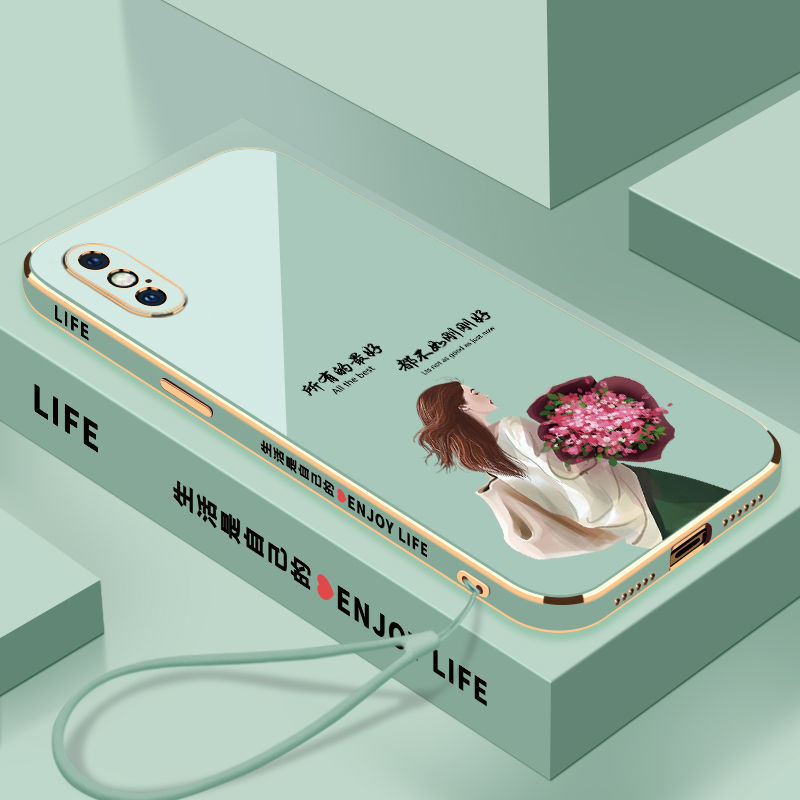 适用苹果X手机壳全包XS防摔XR硅胶XSMax软壳生活是自己的男女款保