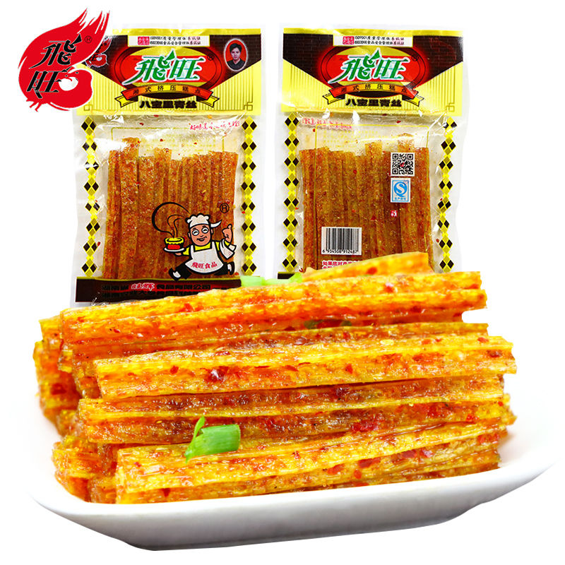 湖南特产飞旺八宝里青丝辣条8090儿时怀旧麻辣休闲零食新货包邮