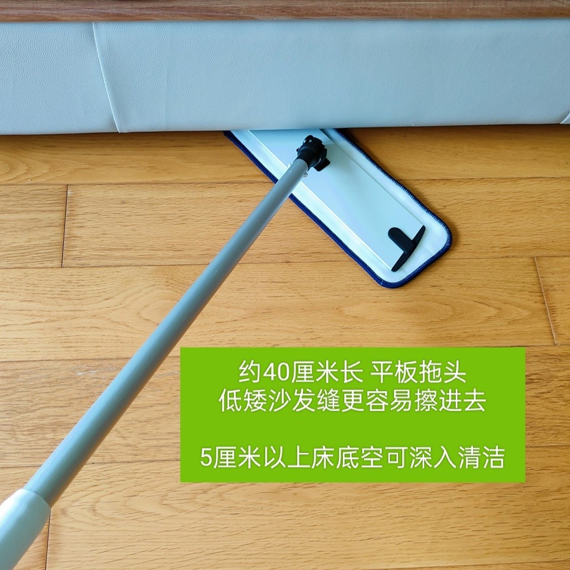 灵巧可伸缩家用平板拖把加长拖布吸水除尘高效清洁干湿两用地板擦