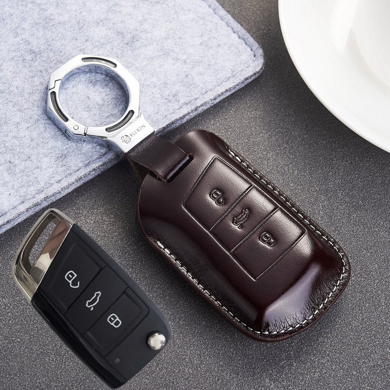 适用于大众20帕萨特钥匙包真皮17 18款帕沙特尊荣专用御尊钥匙套