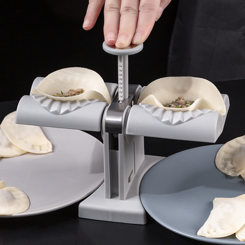 自动包饺子机新款压饺子皮模具家用小型做饺子神器捏水饺制作工具