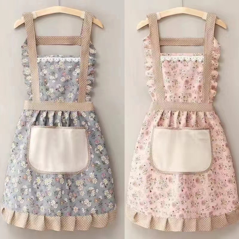 围裙厨房专用可擦手个性做饭围巾群女款爆款2023新款上班用的家用