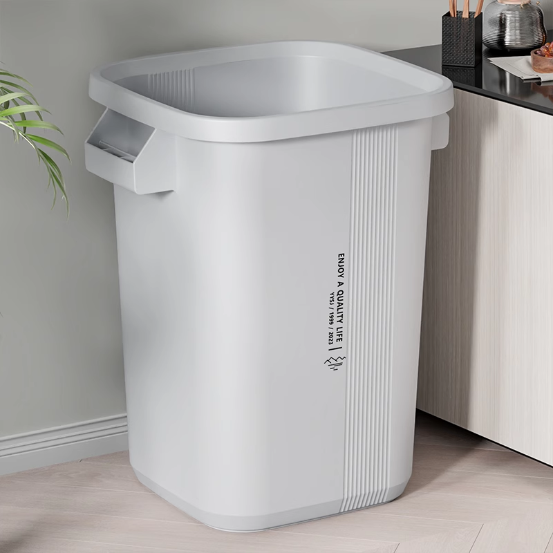 厨房垃圾桶大号大容量家用2024新款厕所卫生间客厅松弛感塑料桶