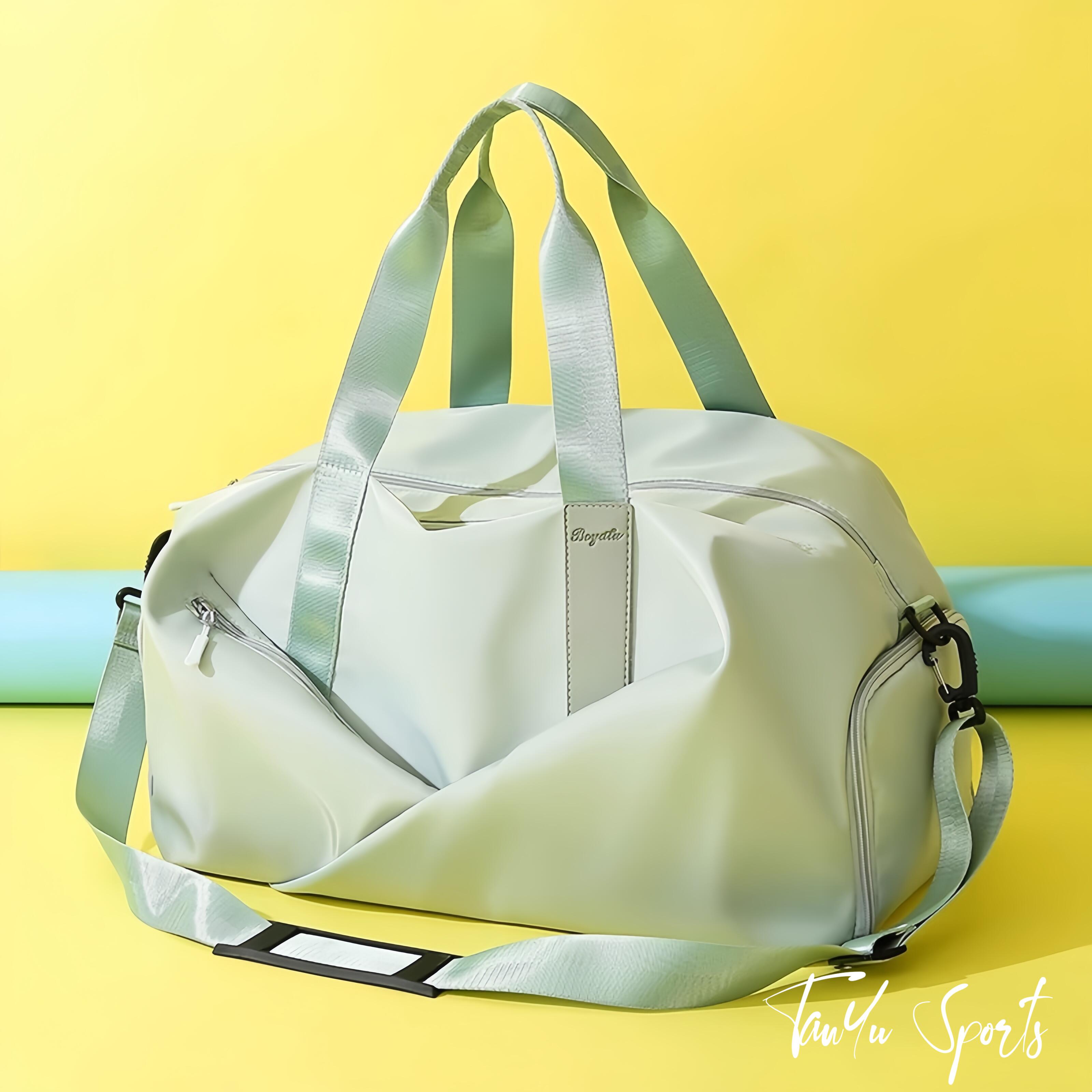 探屿防泼水大容量游泳包女干湿分离健身包瑜伽运动包旅行手提斜挎