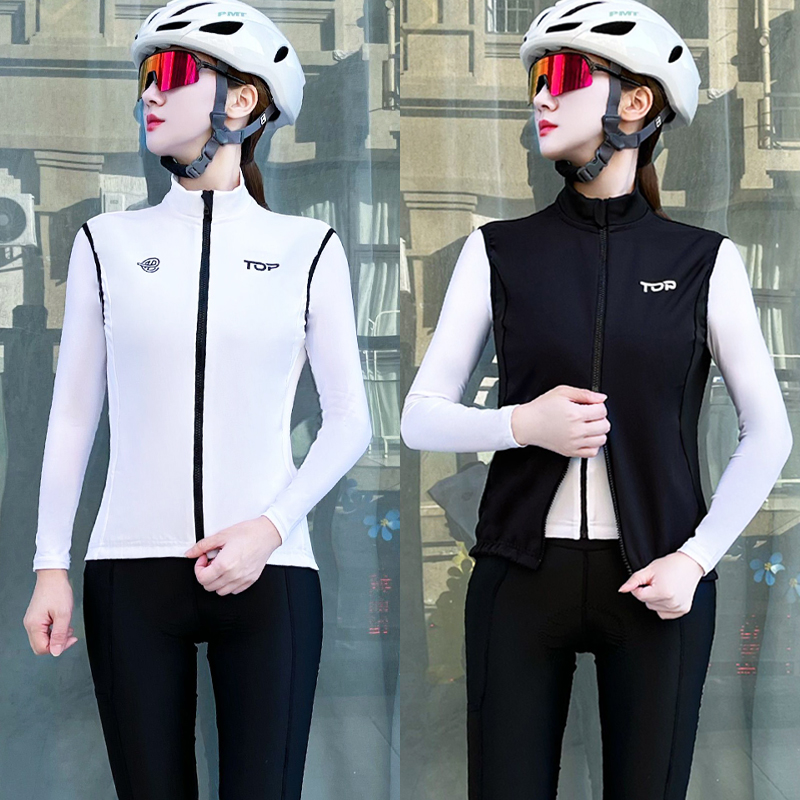 【高端雪鹅绒马甲】格调秋冬保暖加绒骑行防风马甲户外骑行坎肩外套