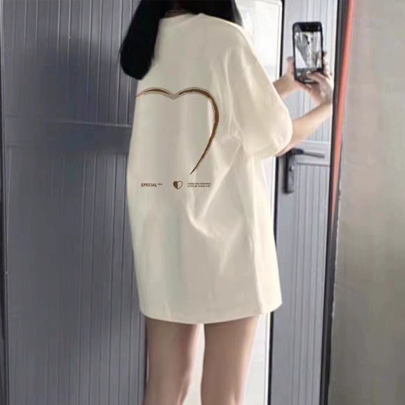 正肩短袖T恤女夏港味chic温婉风宽松显瘦休闲半袖体恤上衣白色