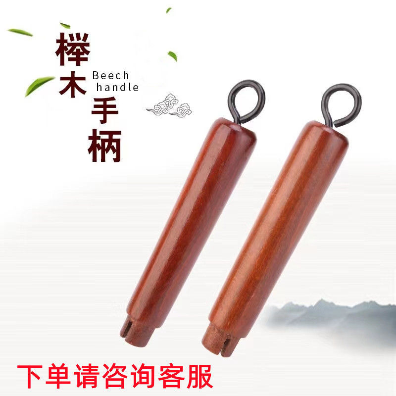 实木锅柄把手老式铁锅炒菜锅把手柄木把木头防烫耐用锅老铁锅手柄