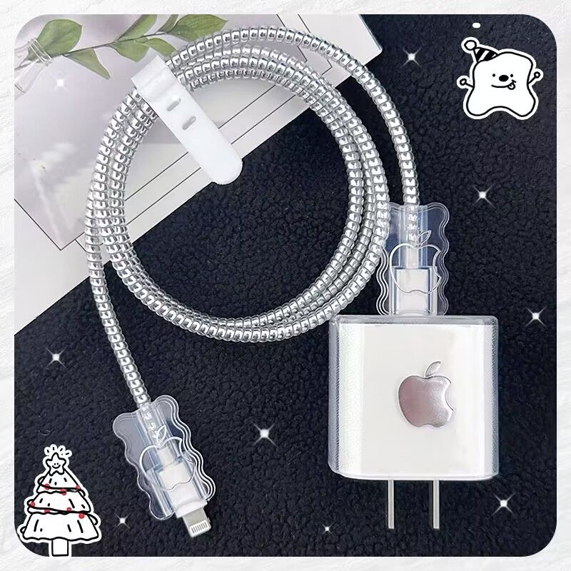苹果15数据线保护套13适用iPhone12promax快充20w充电器头 14Plus