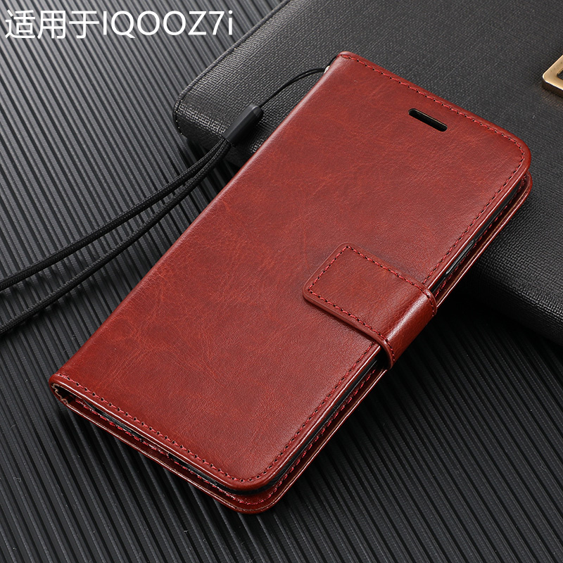 适用于IQOOZ7i手机壳vivoiqoo7i全包V2230EA翻盖式保护皮套男女款