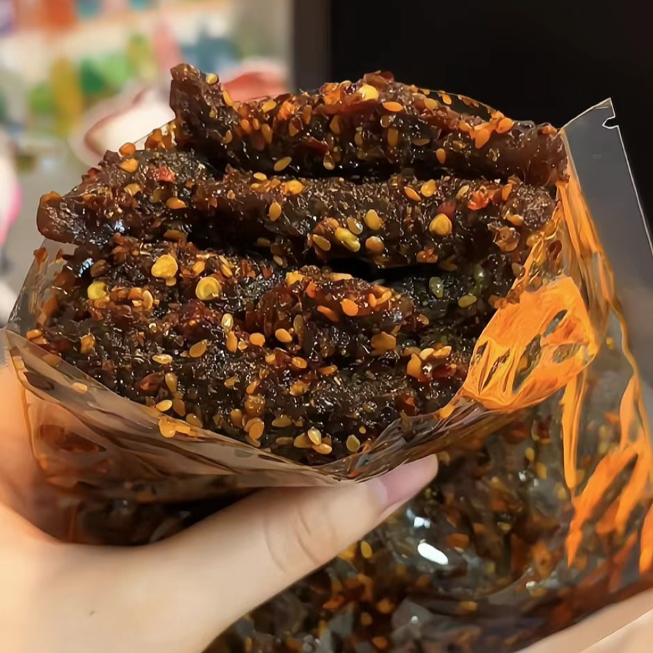 川味香辣!原切藤椒牛肉条麻辣鲜香五香冷吃即食有嚼劲解馋牛肉干