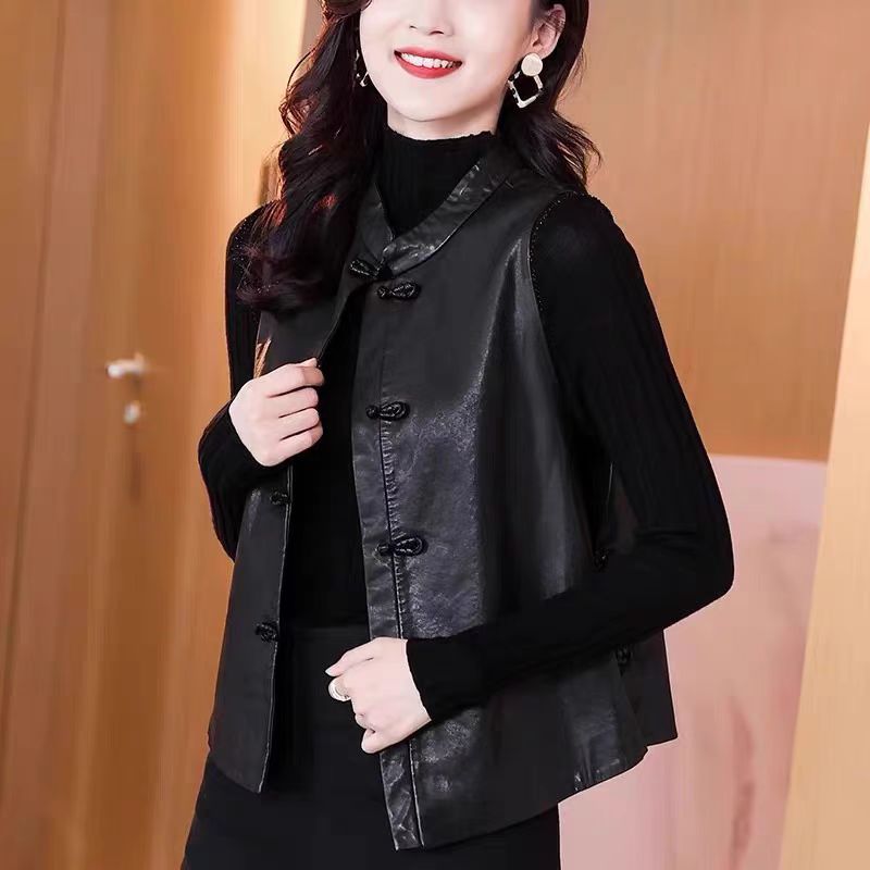 新中式轻国风盘扣立领坎肩短款马甲女高级感复古气质无袖背心外套
