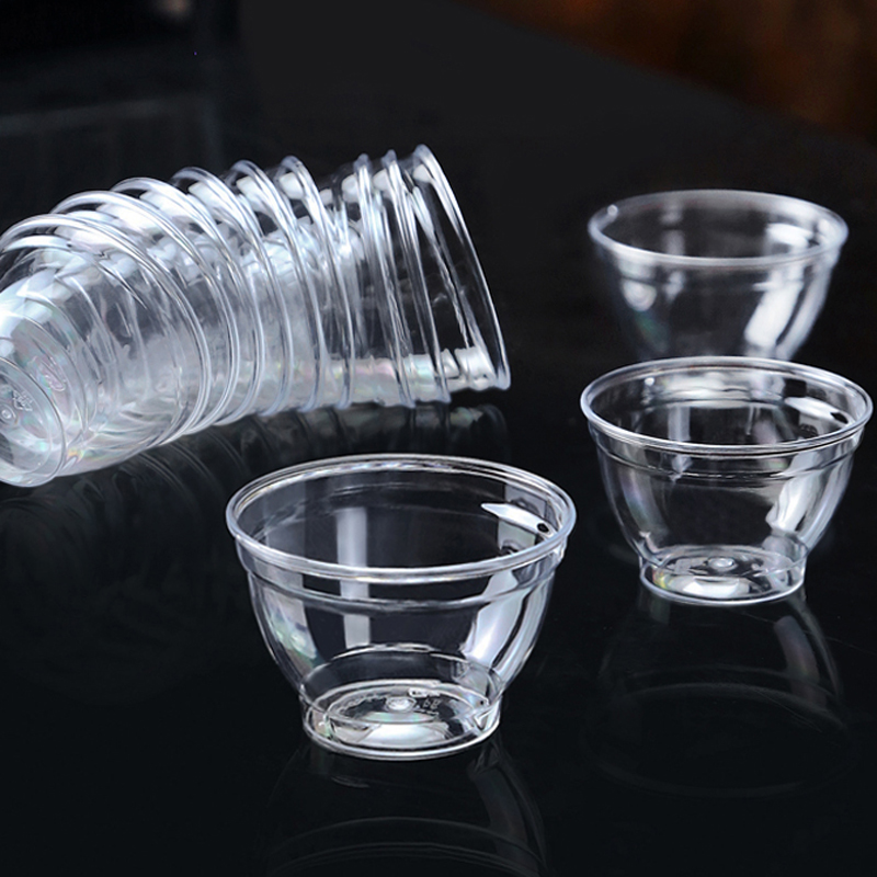 淳意一次性品茶杯品酒杯试饮杯耐高温功夫茶品茗杯PS硬塑透明招待