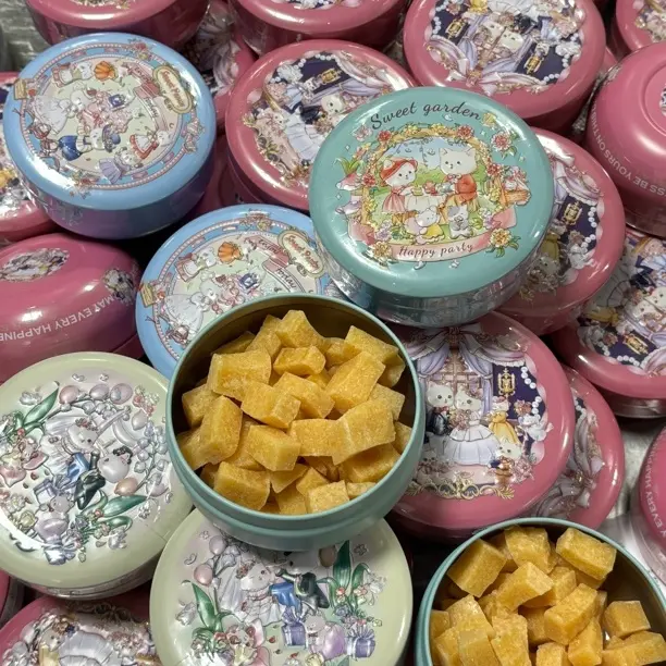 喜糖古早百草梨膏糖甜美罐装手工润糖可爱罐装送女友送男友圣诞