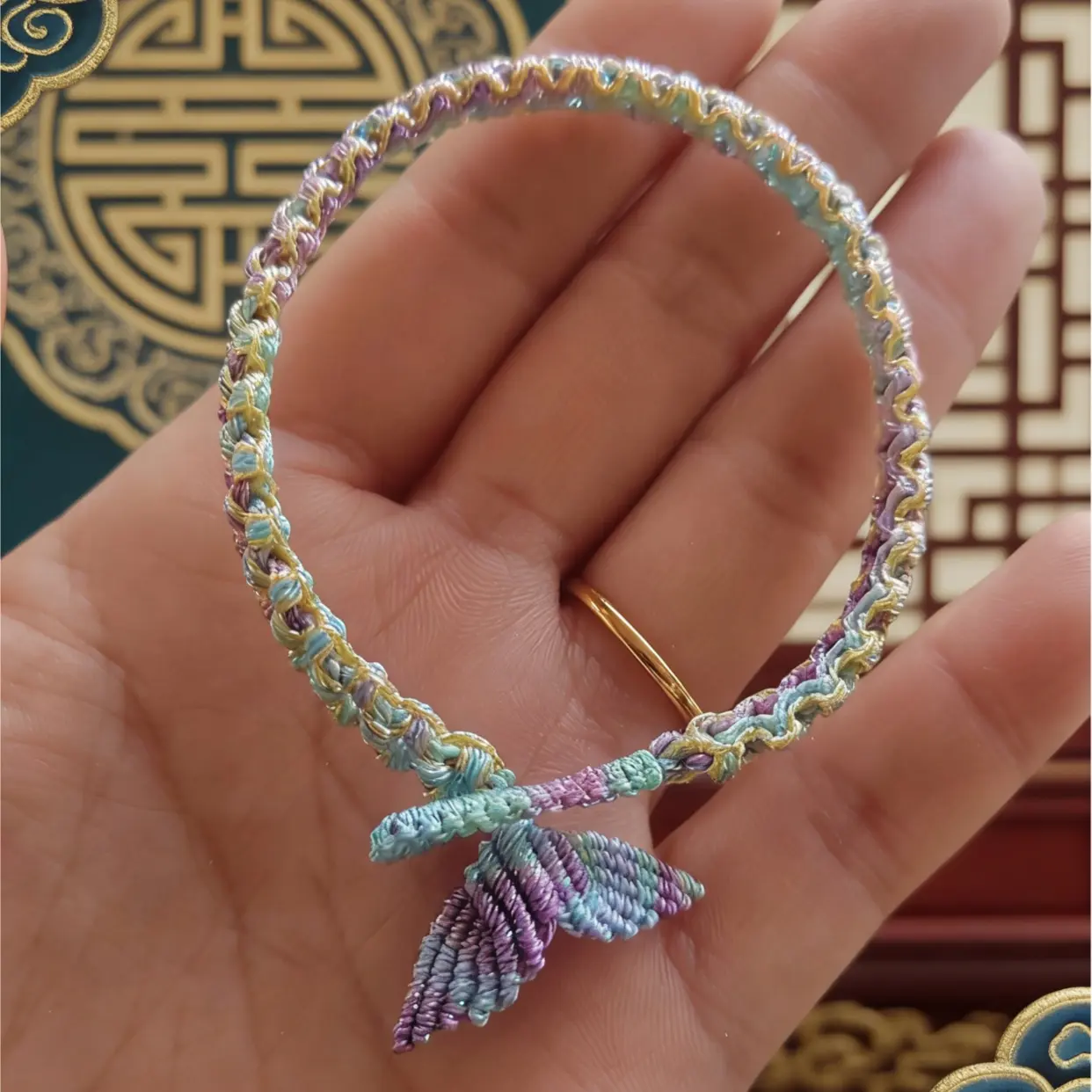 非金属布艺手链  纯手工编织，简约气质时尚手绳