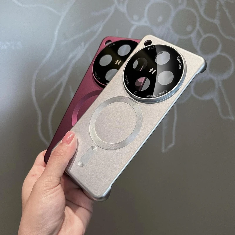 高级感适用OPPOfindx8超薄裸感无边框手机壳x8pro磁吸镜头全包硬