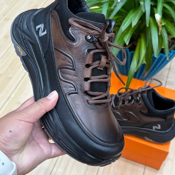 极简风运动风棉鞋单鞋加绒休闲皮鞋防水减震百搭高帮