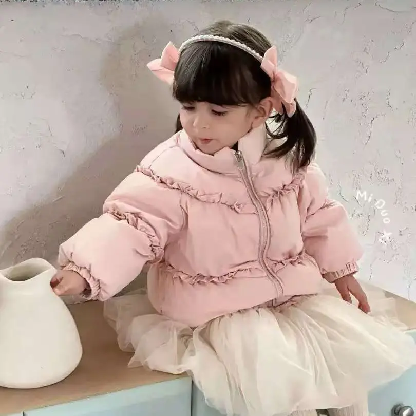 女童冬季时尚保暖羽绒服外套小童