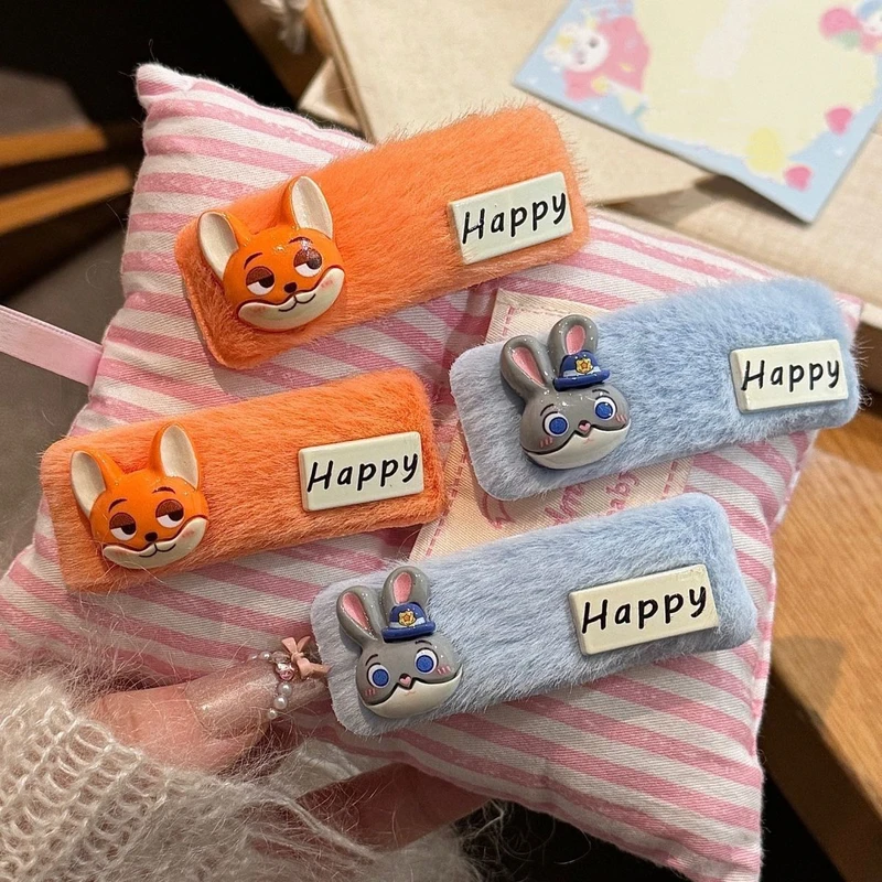 疯狂动物城尼克朱迪少女学生可爱少女心碎发刘海bb疯狂动物城周边