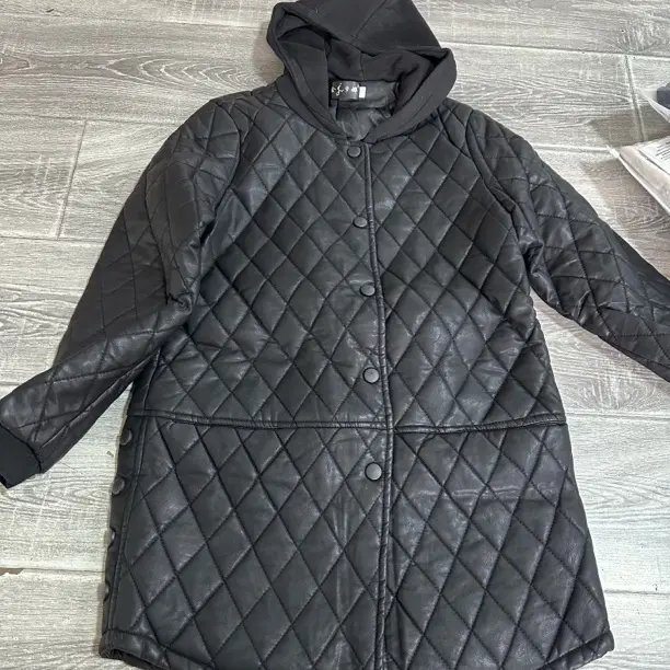 冬季款连帽加厚pu冬季百搭保暖棉服