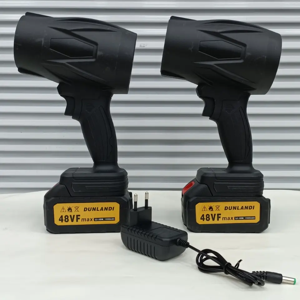 80涵道暴力风扇吹风机低噪大功率锂电吹雪除尘洗车用