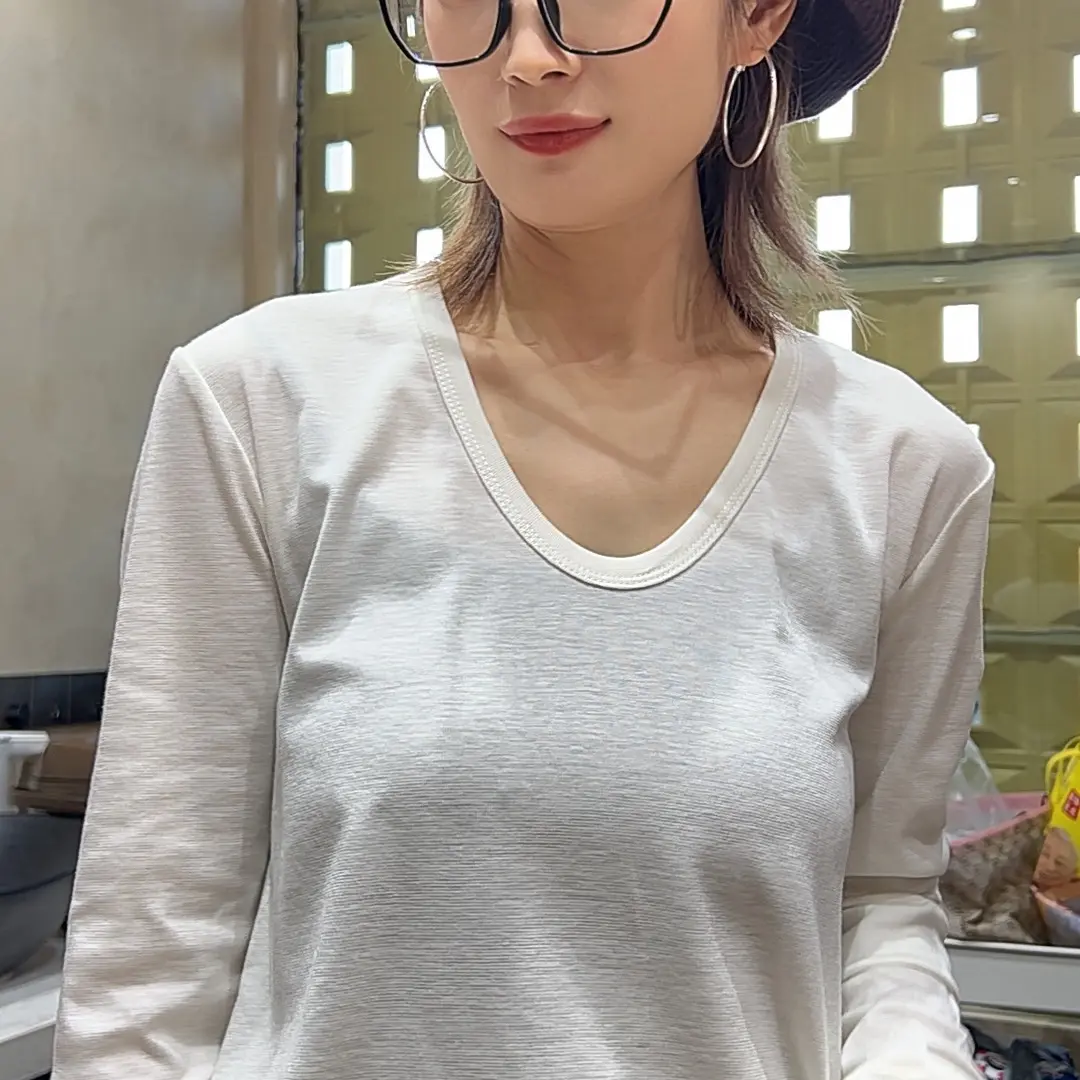 女士5312754套头修身型长袖静奢风内搭丹姐推荐