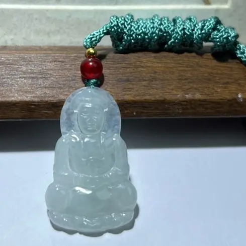 未镶嵌观音天然玉石挂件富贵