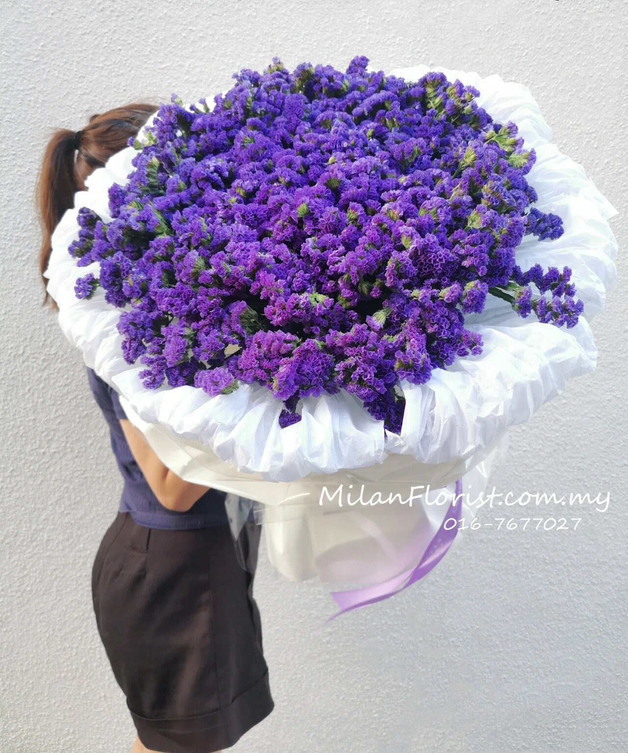 【高级紫】云南昆明直发勿忘我花束鲜花真插花卉礼物