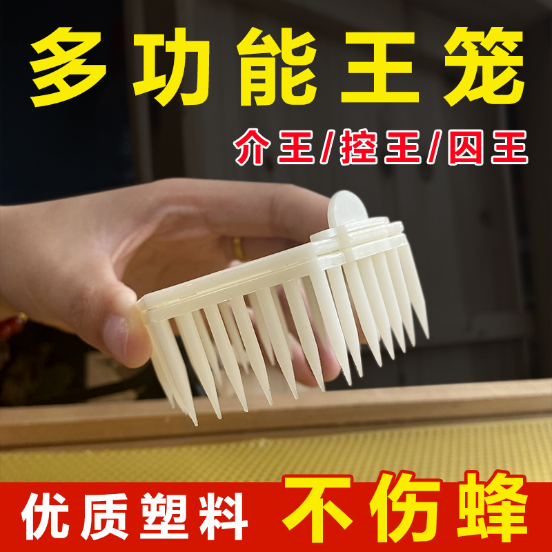 牧蜂者加厚针式王笼多功能介王笼囚王笼关蜂王控王囚困蜂王蜂具