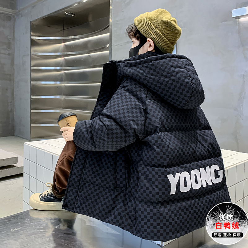 男童冬装羽绒服加厚2025新款儿童装中大童冬季男孩外套洋气上衣潮