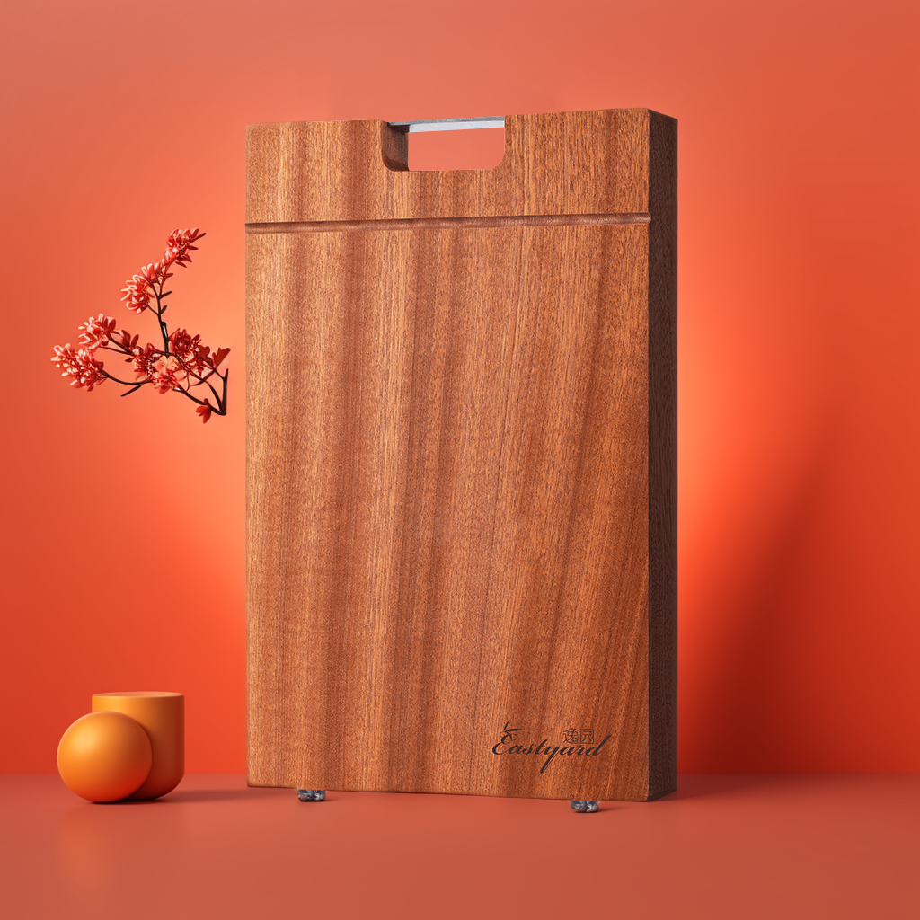 逸园拼接进口乌檀木实木双面多功能加厚切菜板抗菌防霉大号菜板